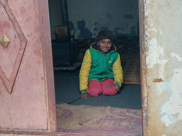 Entisar is a child who suffers from cerebral atrophy