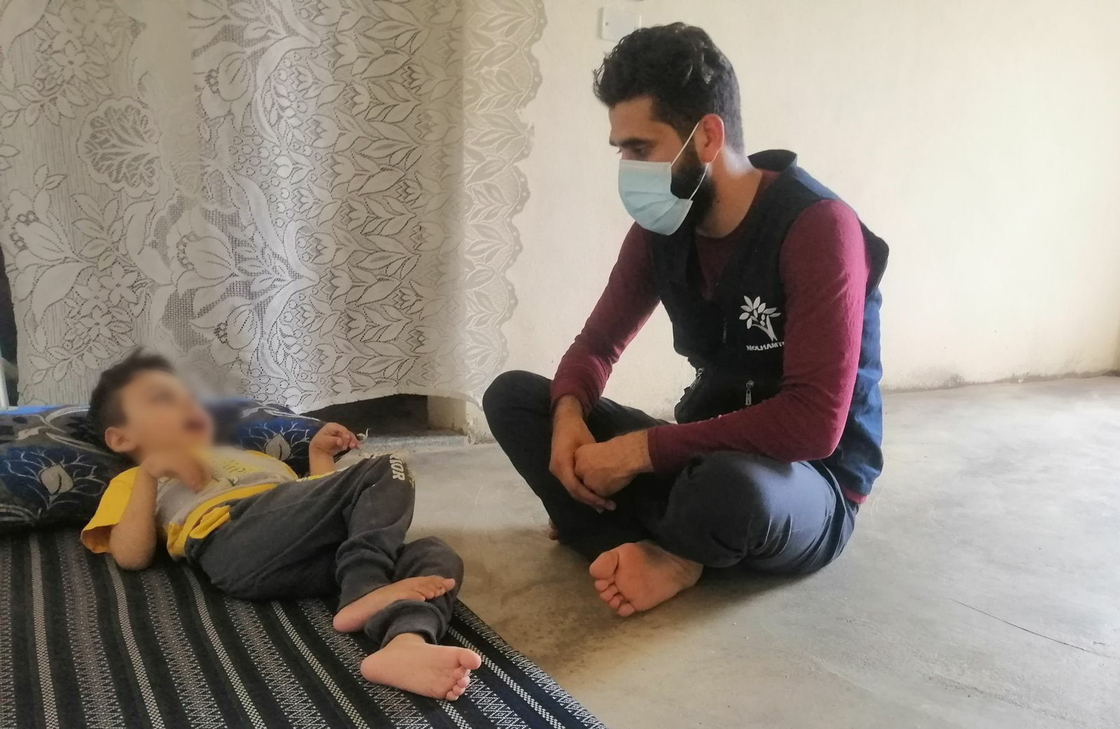 Mohammad is totally paralyzed and needs meidcations
