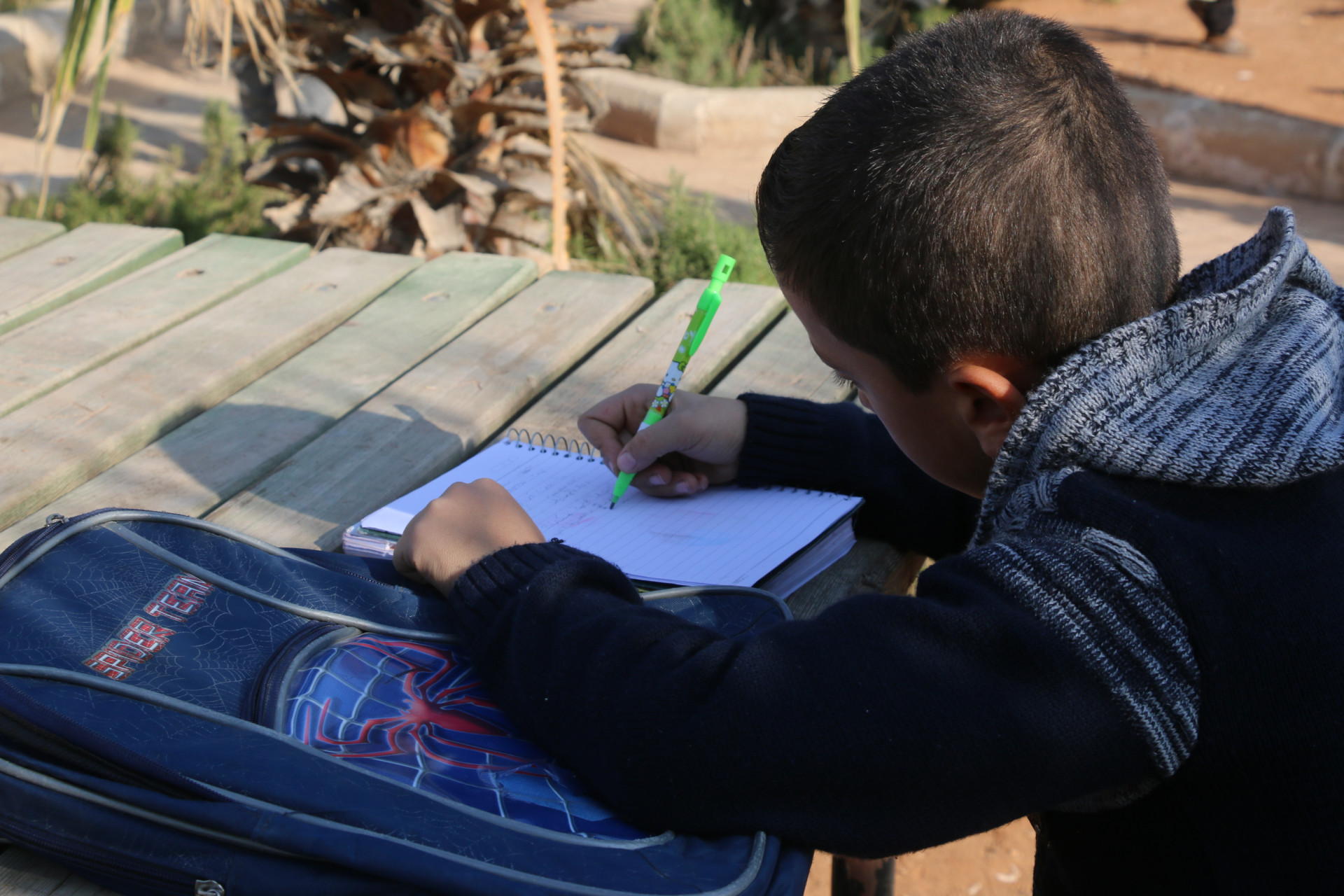 Nasr al-Din, an orphan from rural Aleppo