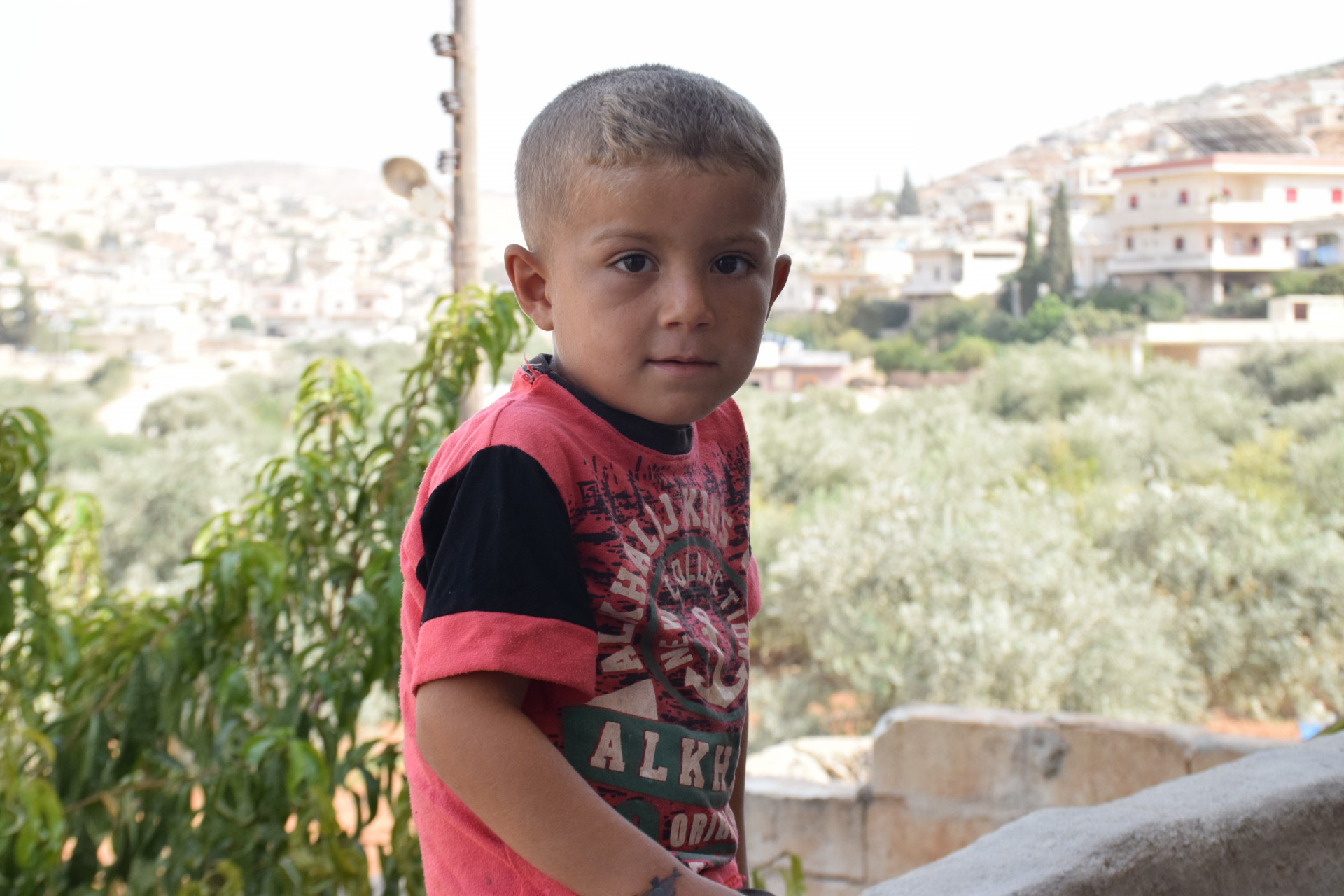 Sanad is a child from Idlib