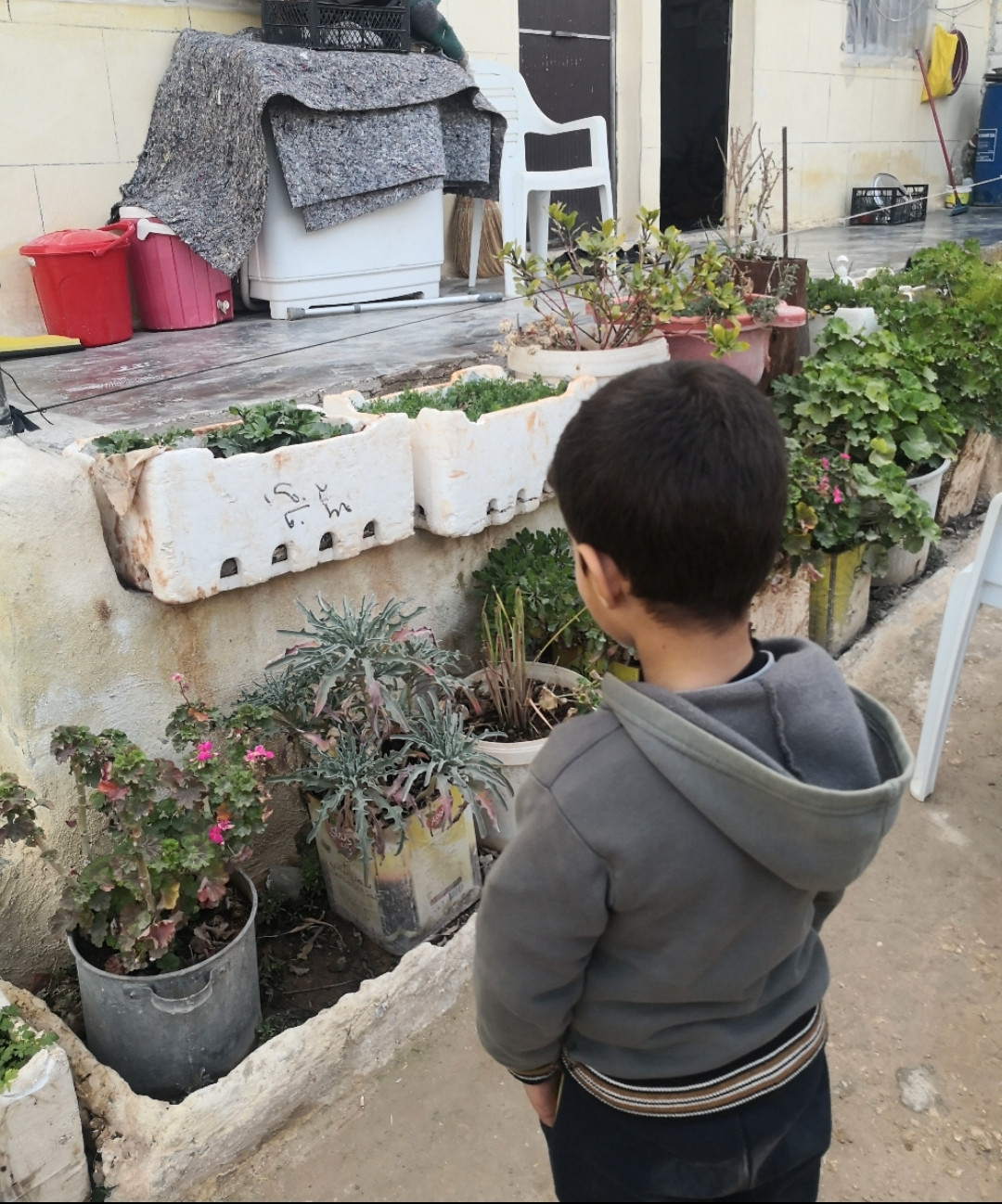 Samy est un petit orphelin de la région de Hama