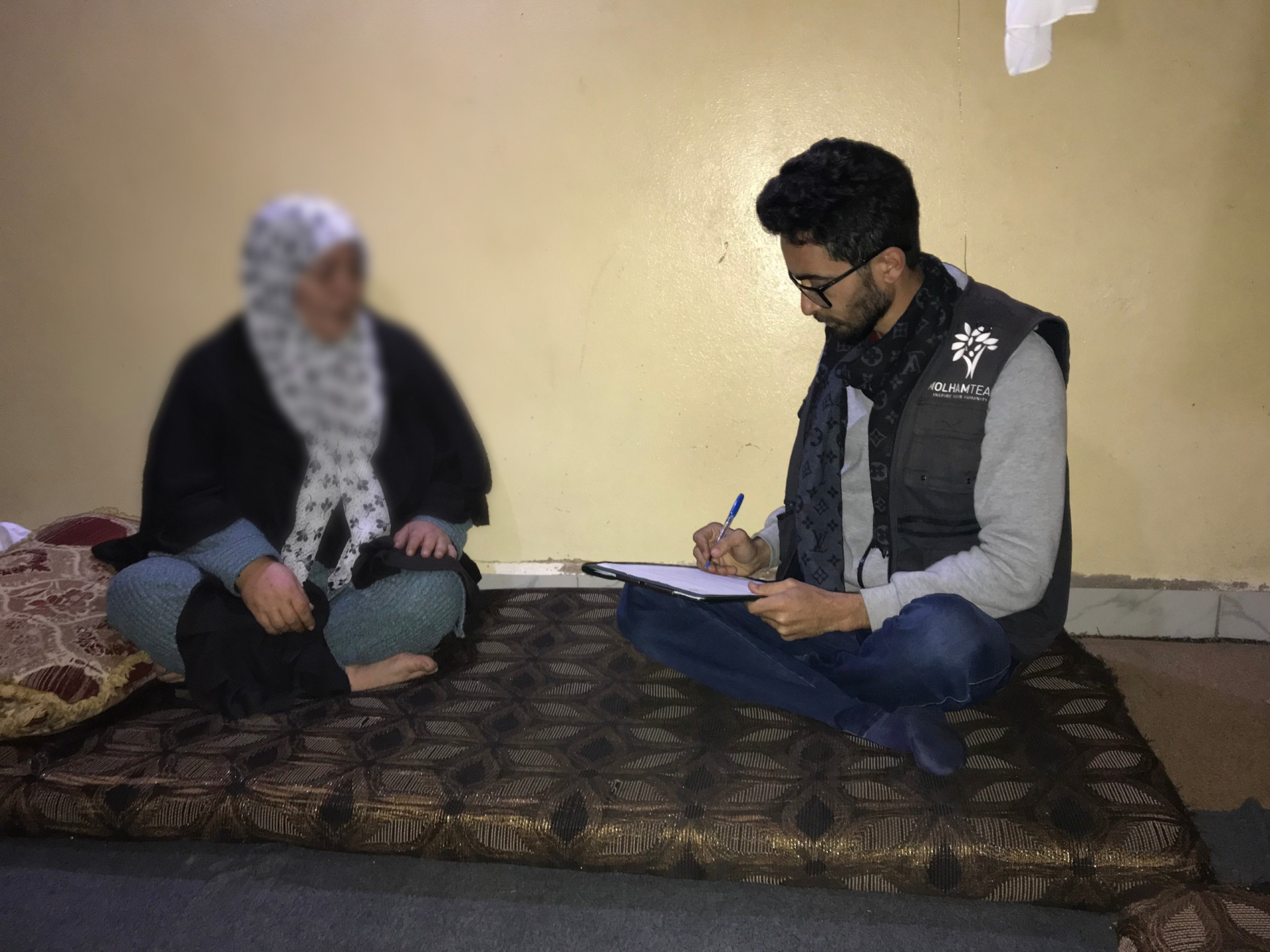 A displaced family needs help
