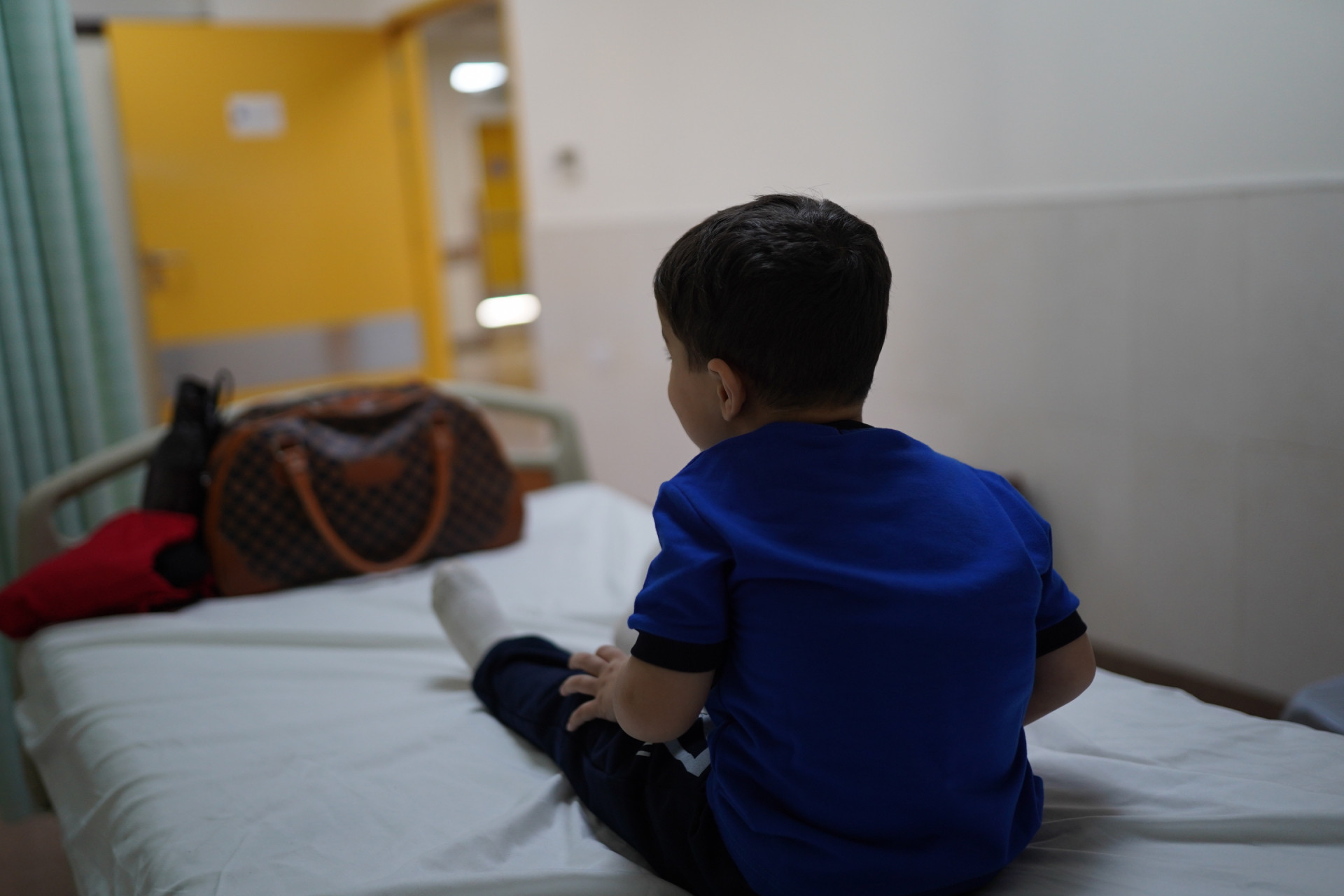 A displaced family has a child with special needs and 2 children who needs surgical intervention
