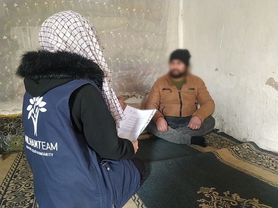 Jassem, suffers from difficult conditions and needs help
