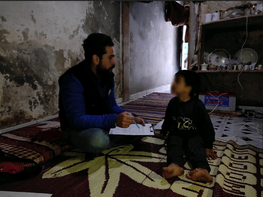Omar is 5 years old, lives in poor conditions
