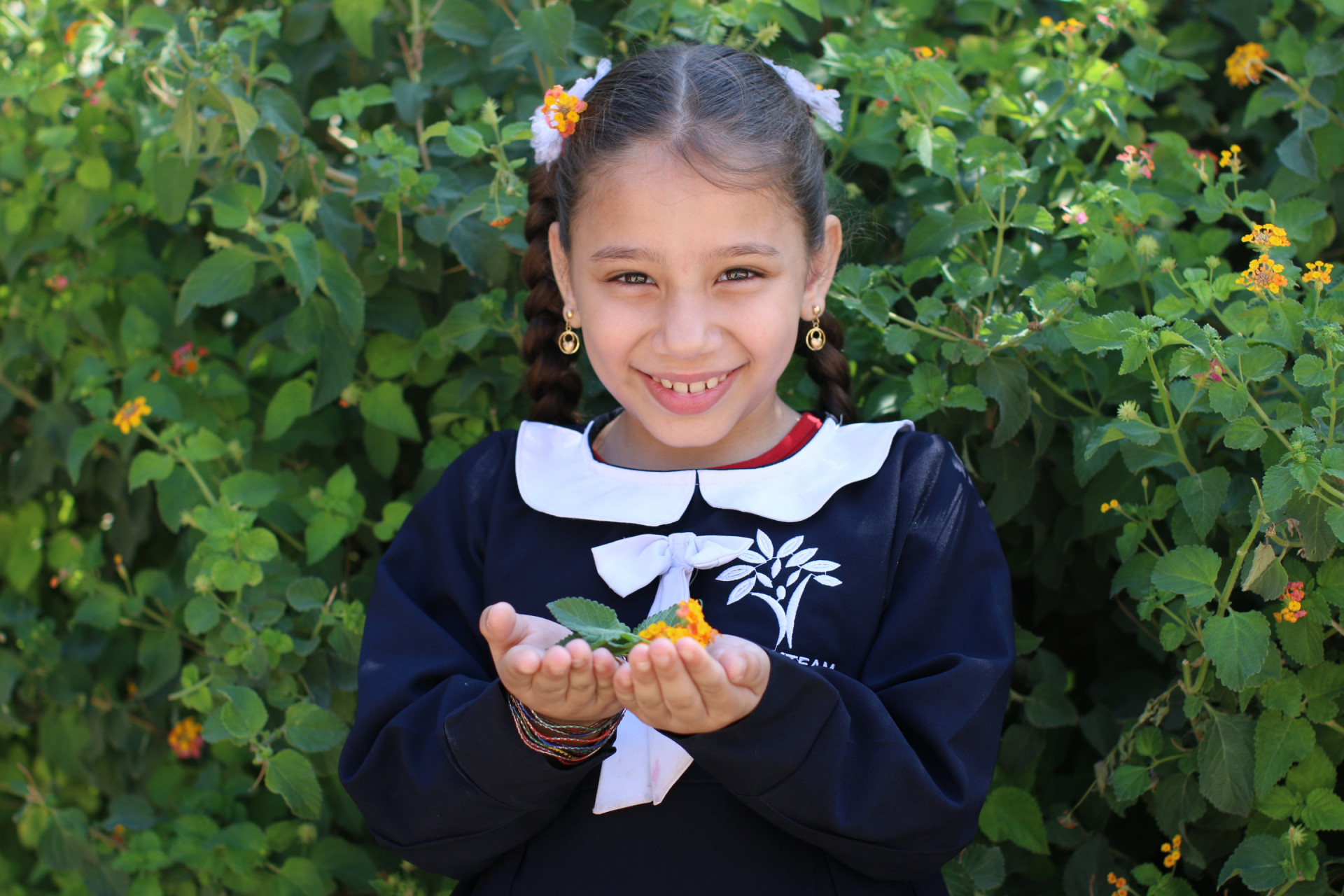 Tuqa, an orphan child, is in need of sponsorship.