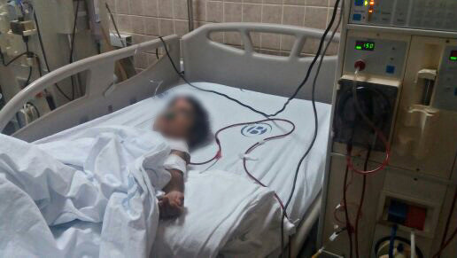 A little girl needs help to undergo the kidney transplant surgery