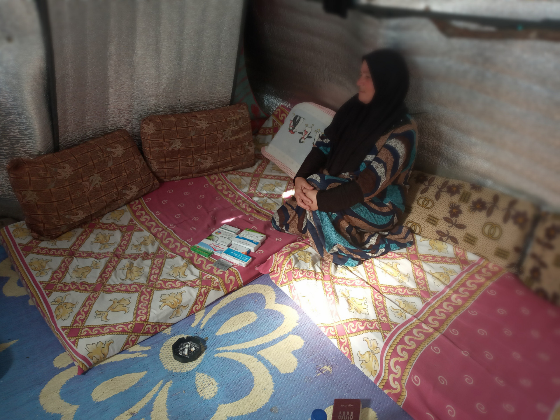 She is with neuropathy , hypertension, and diabetes