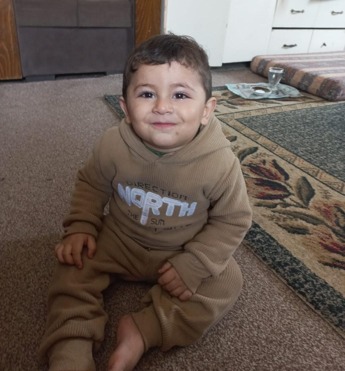 Nael is an orphaned child from Gaza.