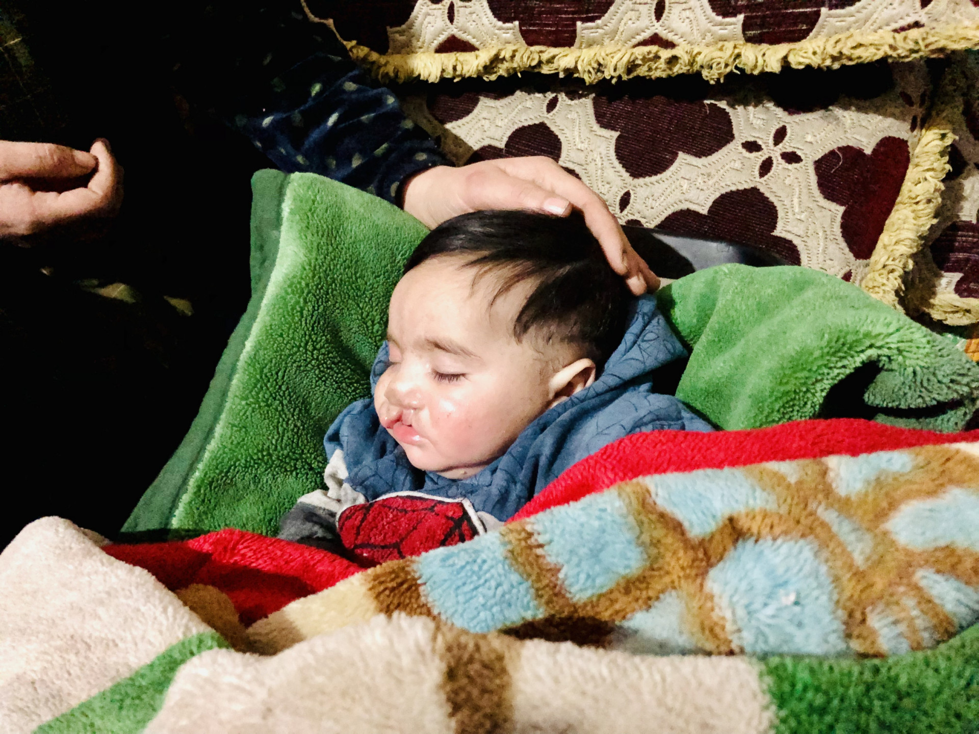 Because of the family's poor condition, many things, including the therapy for the youngest, have been denied