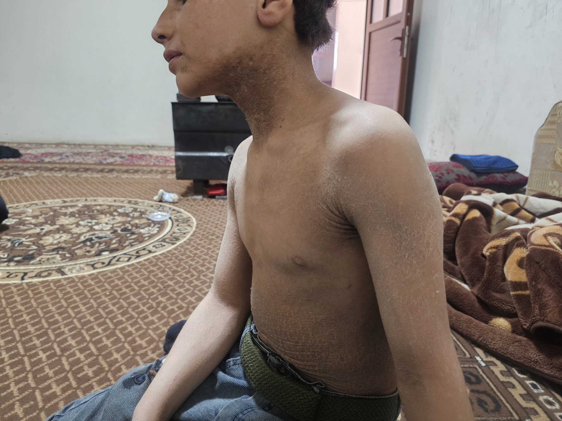 A widow with six kids