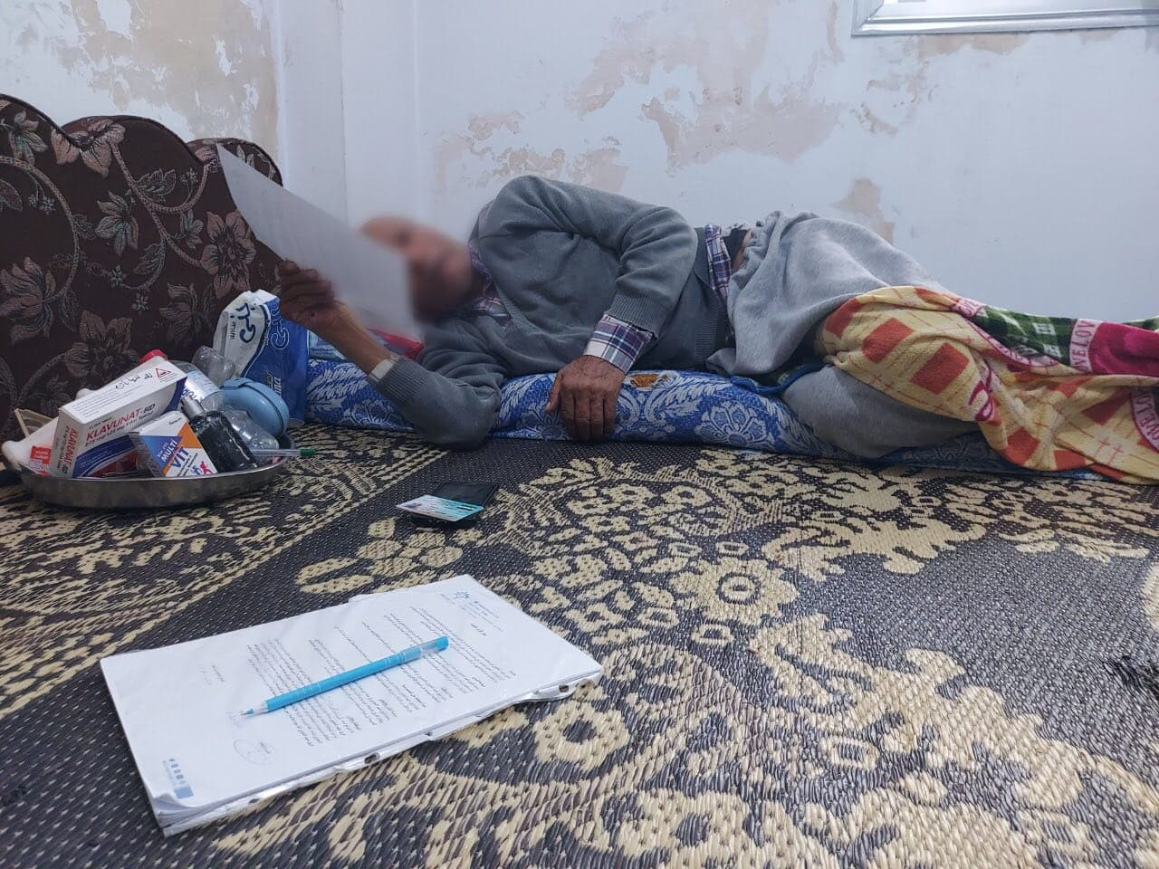 Hemiplegia left Mustafa in a difficult psychological condition and need of an electric chair