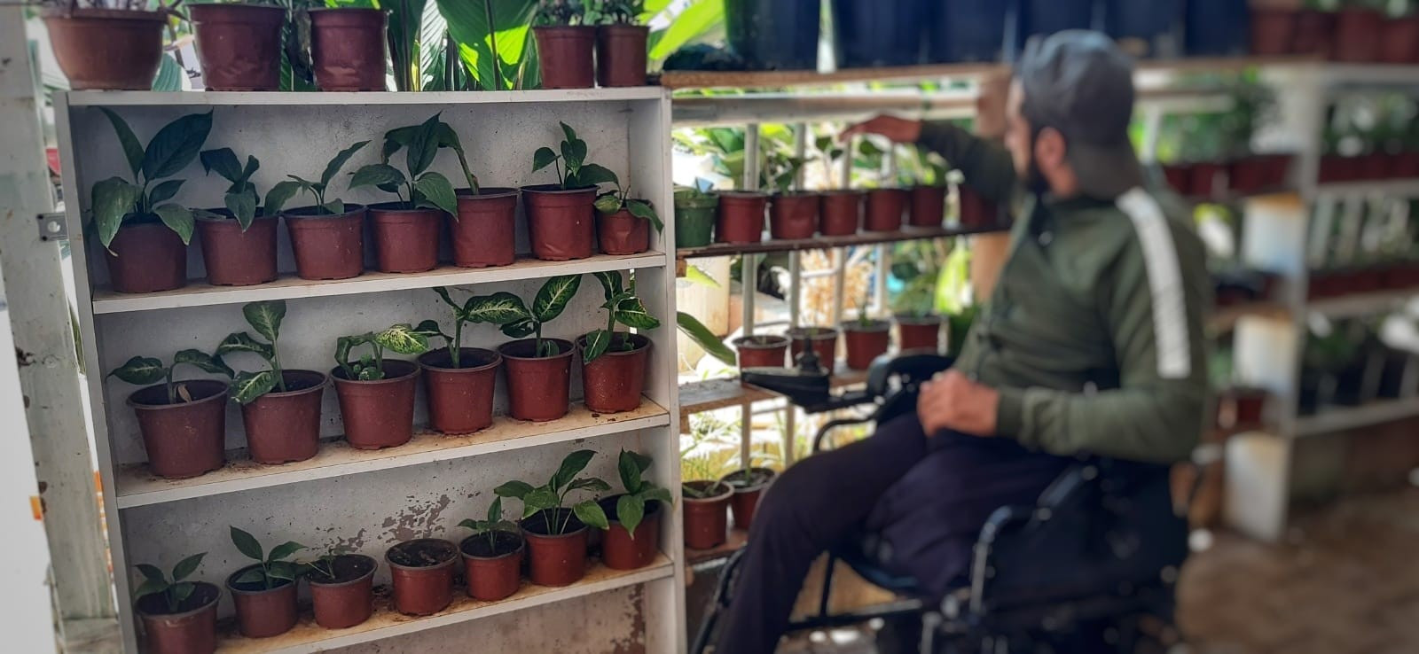 A young man with amputated foot asks for your help