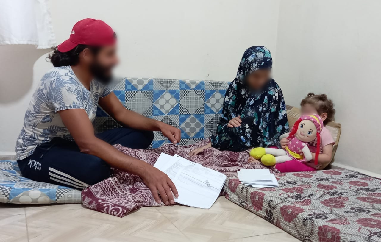 Samer and his wife are paraplegic and their daughter has sepsis.