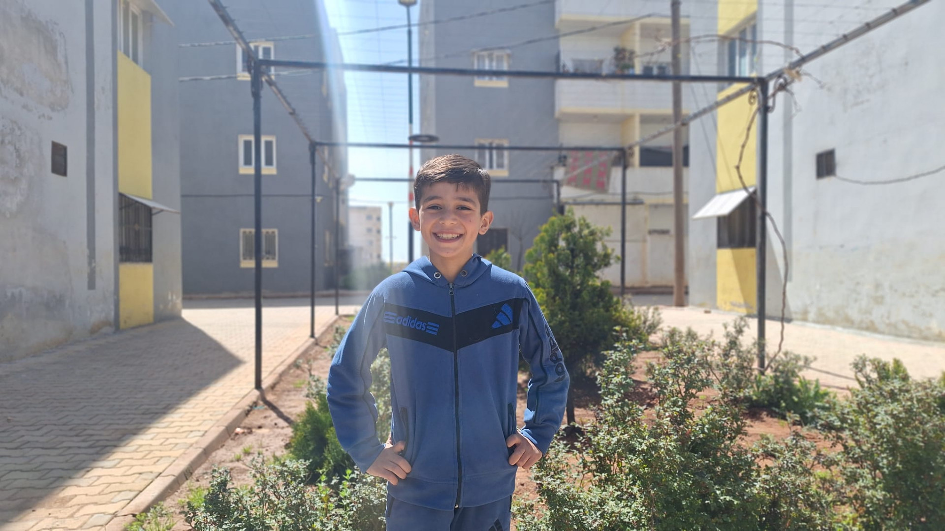 Abdul Hamid is an orphan from Aleppo