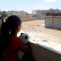 Sara, an orphan from Aleppo