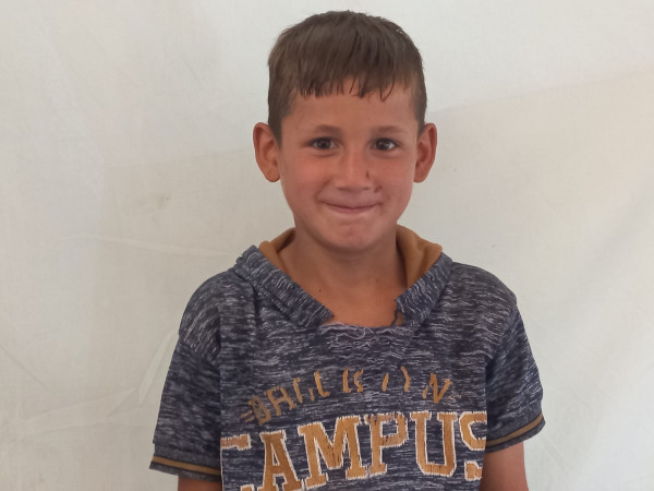 Yaman is an orphan kid from Gaza.