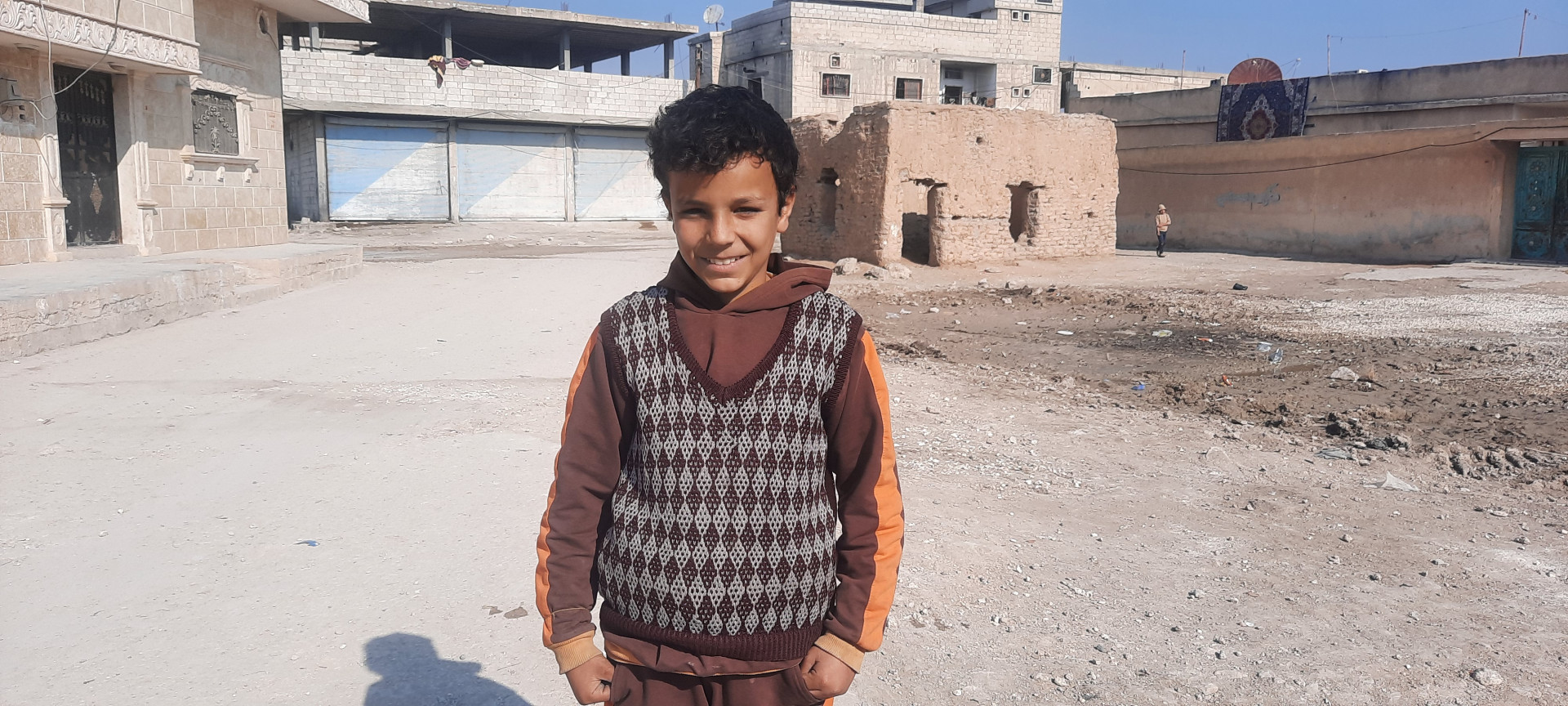 Ahmed, an orphan from Tall Abyad