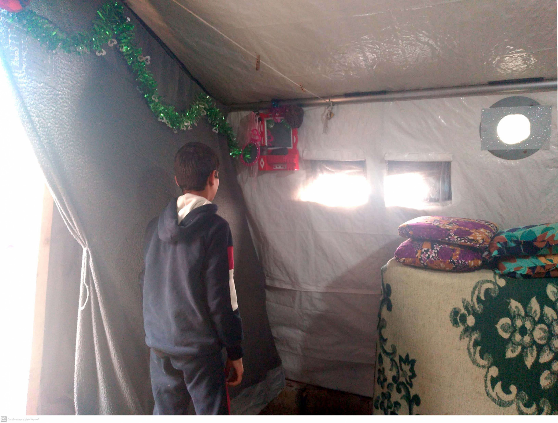 Ahmad is an orphan from Aleppo