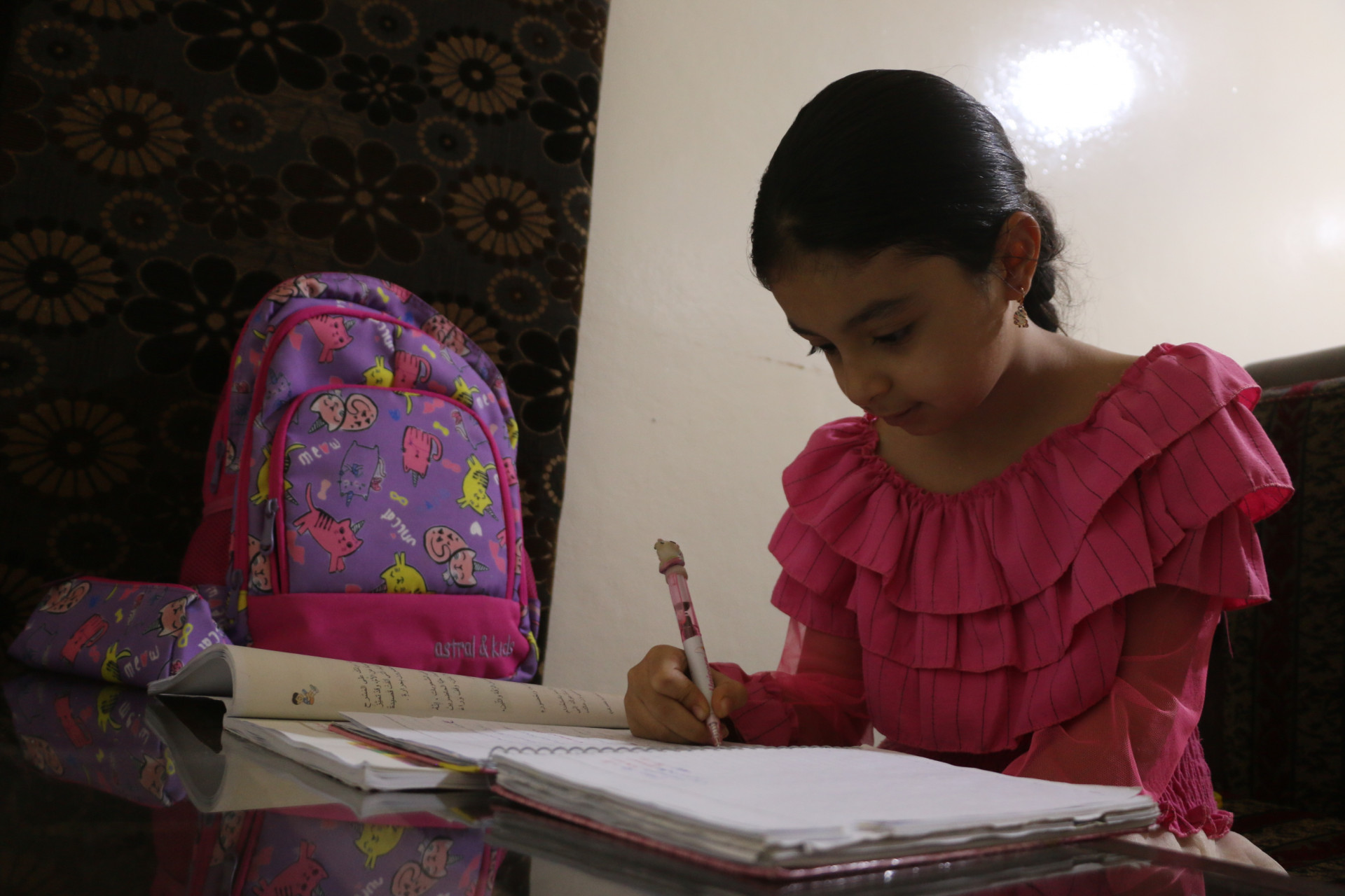 Safa is a girl from Aleppo countryside