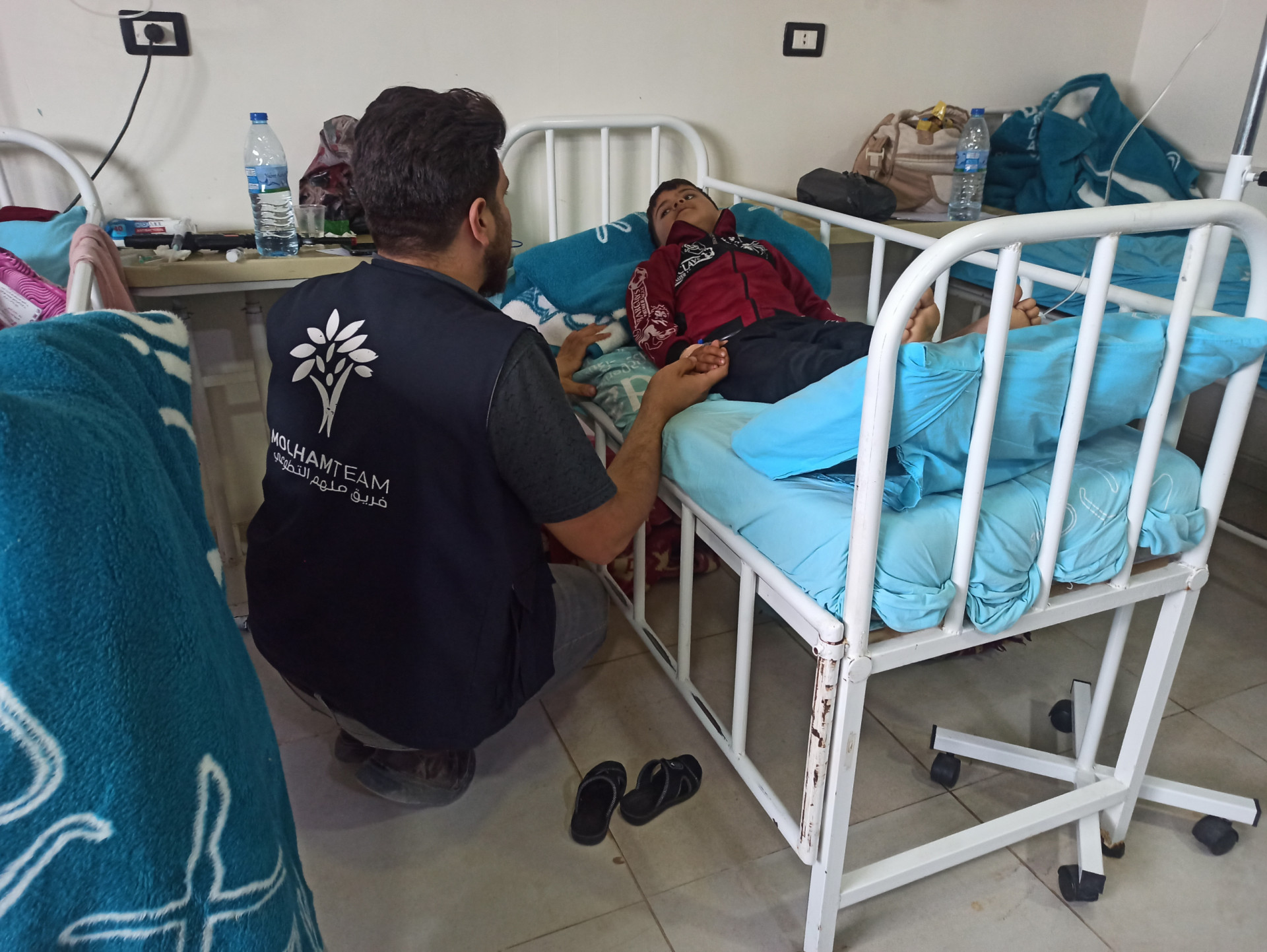 طفل حالته الصحيّة حرجة