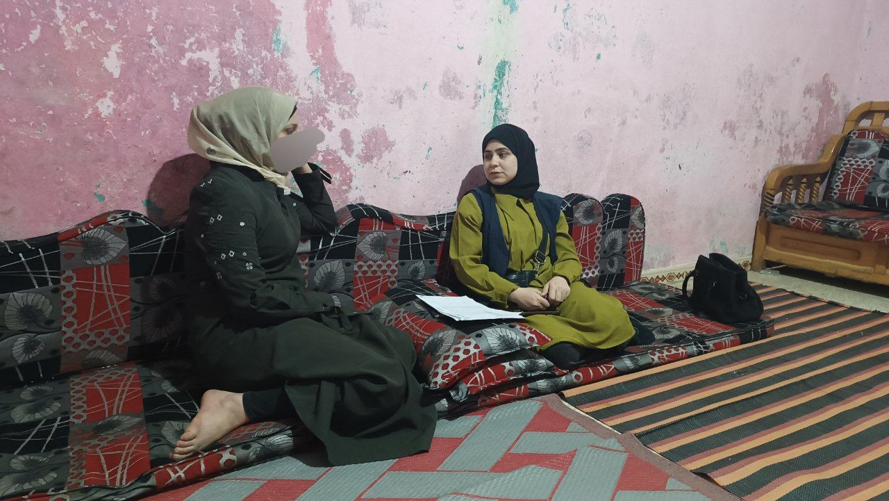 Ghossoun and her small family struggle for a stable and secure living in a home that lacks necessities.