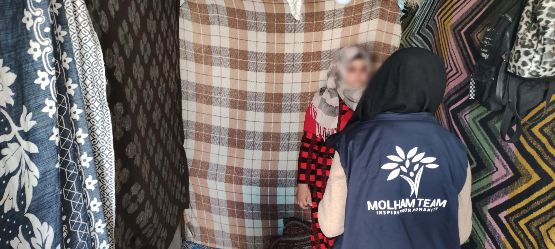 Yasmine is affected by the earthquake and needs a living allowance