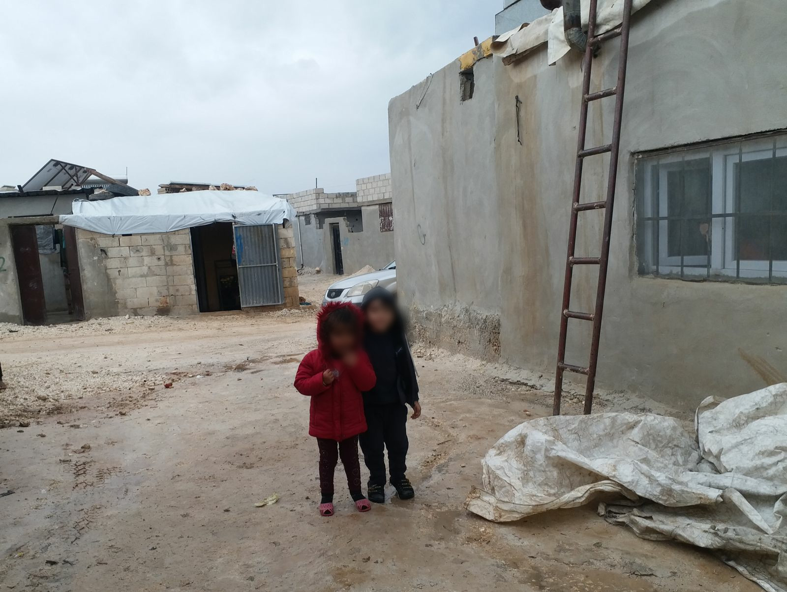 They are sick and displaced
