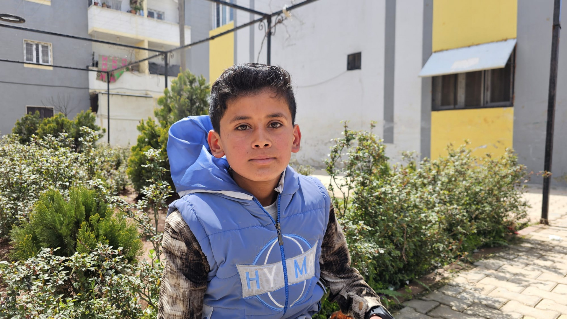 Taha, an orphan from Aleppo