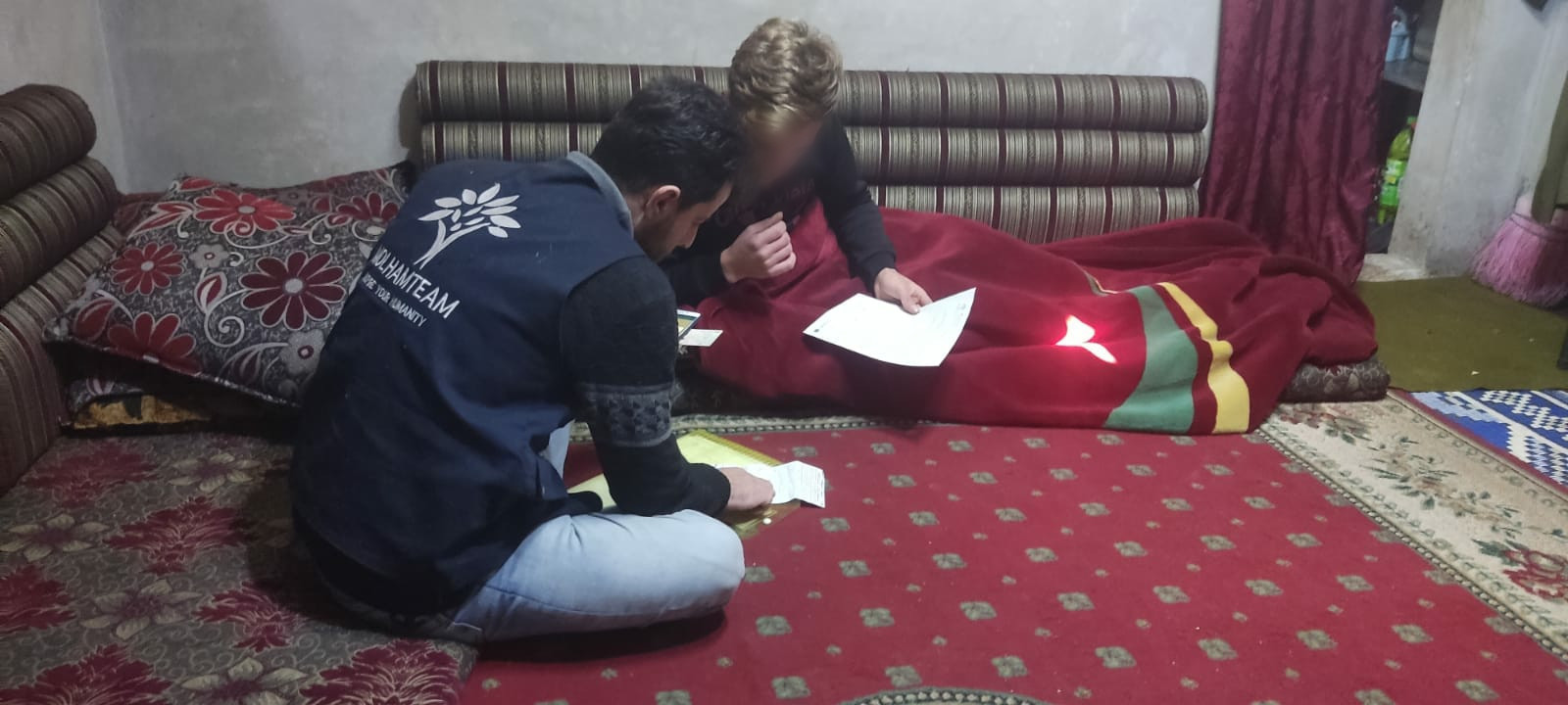 Muhammad's movement is impaired, endure severe pain and needs an urgent surgery to recover