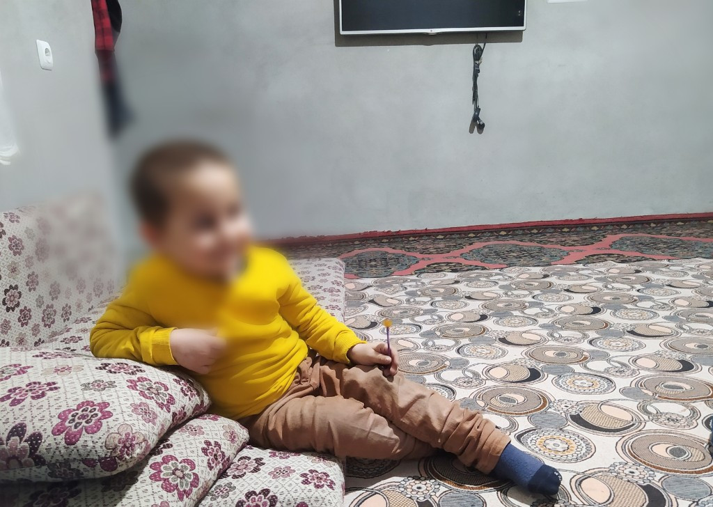 A little boy with leukemia