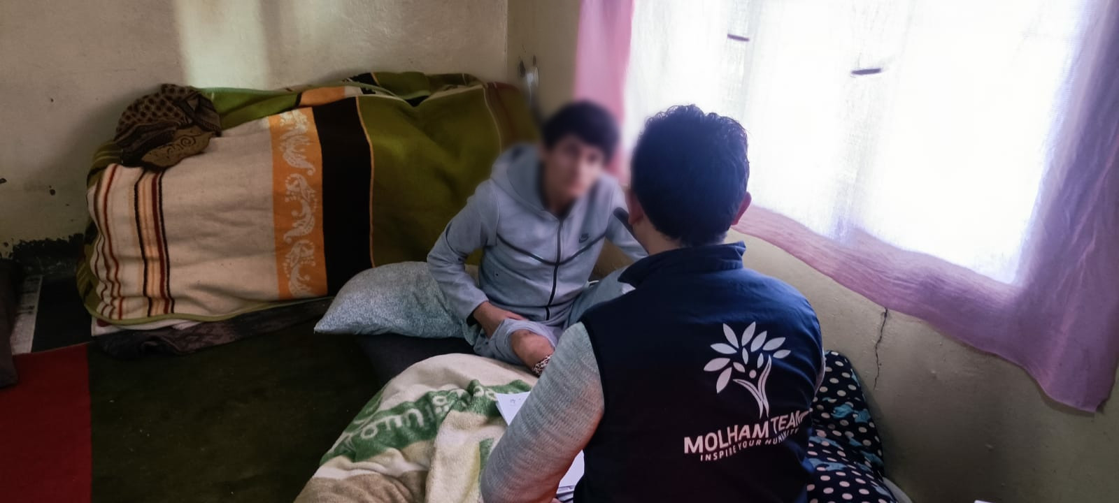 Mohammad is with hemophilia