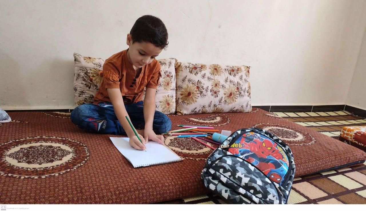 Osama, an orphan from rural Aleppo