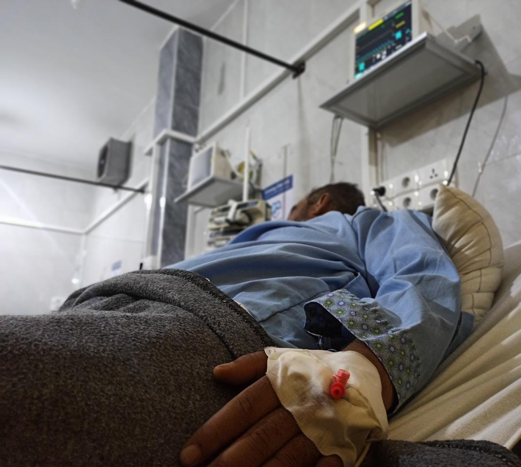 Jihad needs a cardiac catheterization