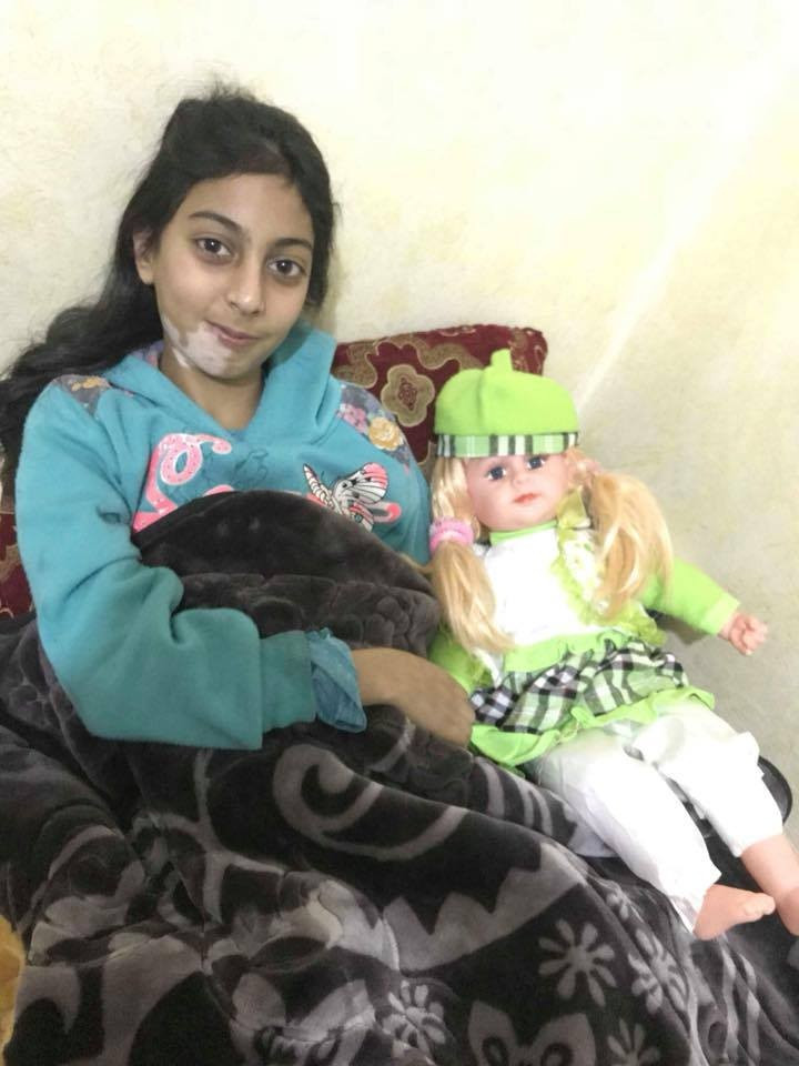 A child with artery disease