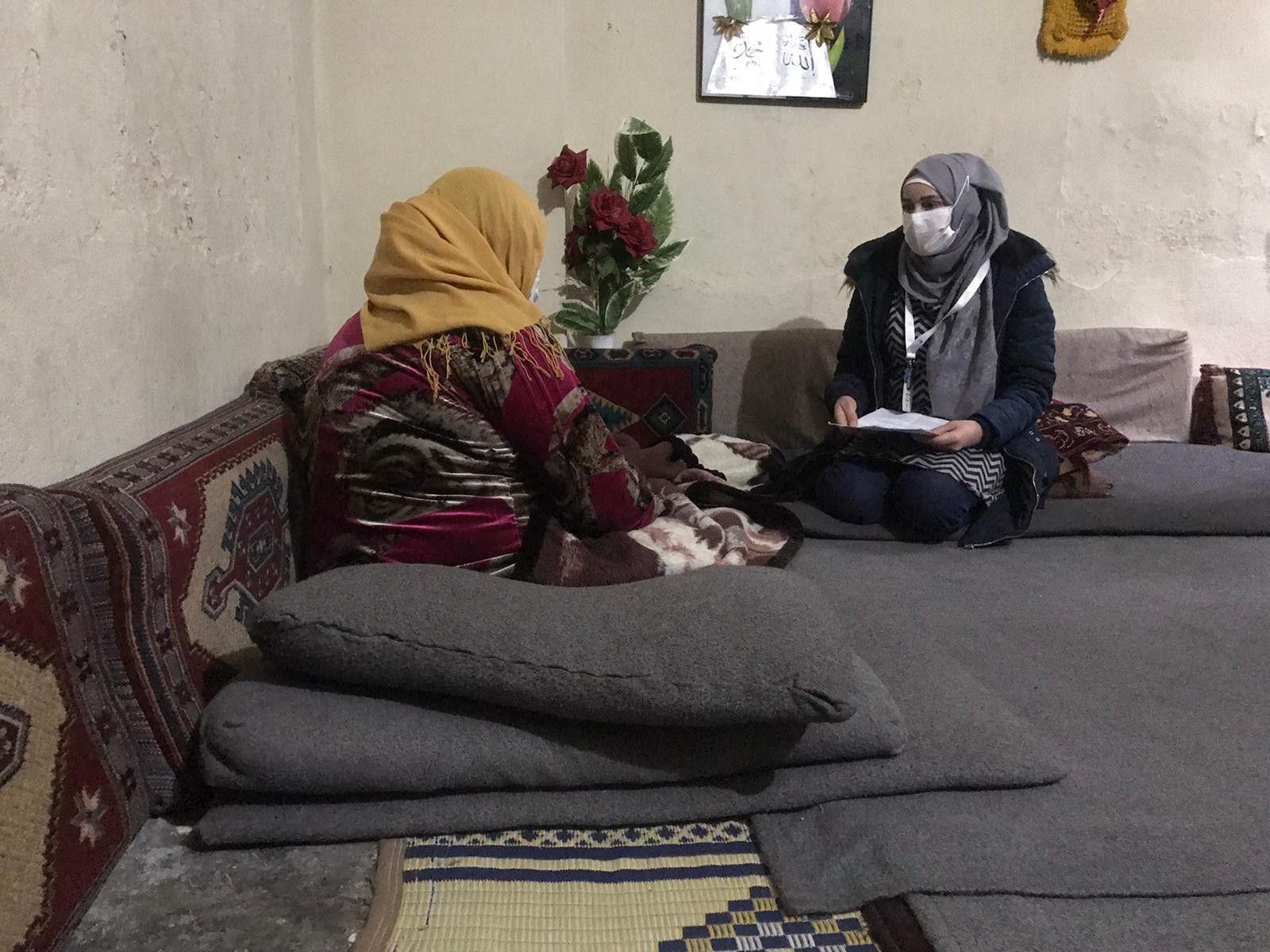 A family lives in extremely poor conditions