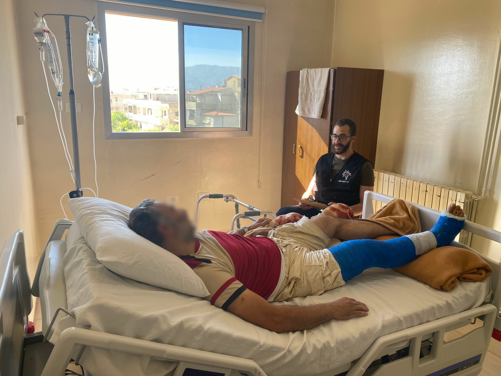 Omar needs urgent fixation surgery of his feet