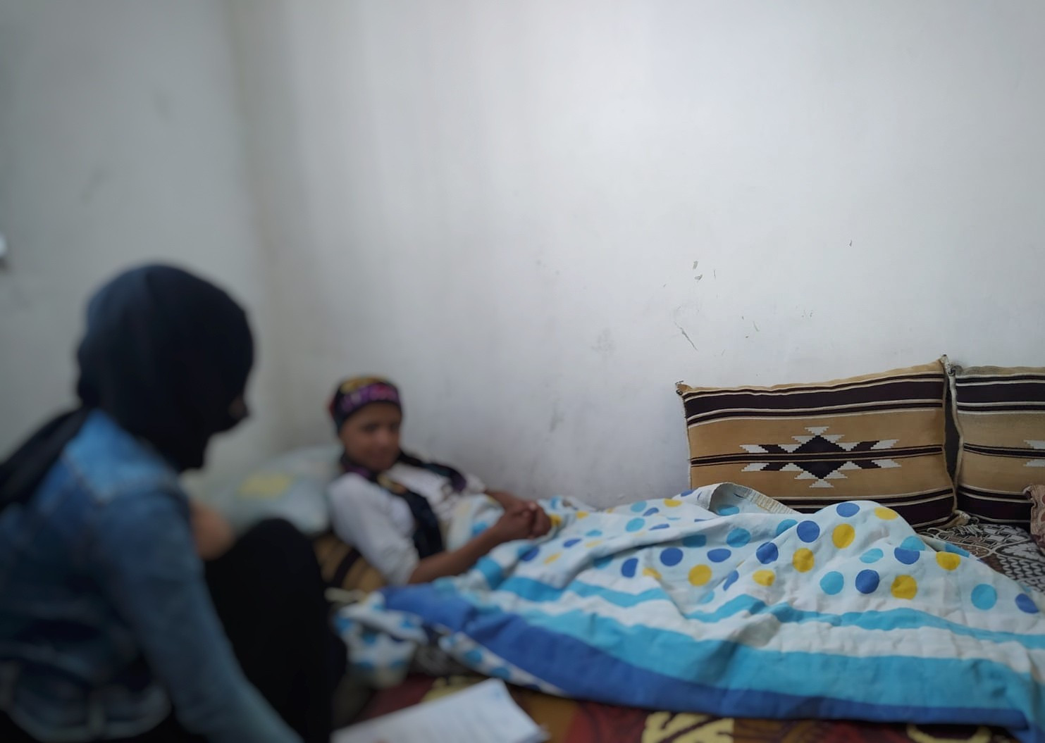 A 13 years old girl suffers from cancer