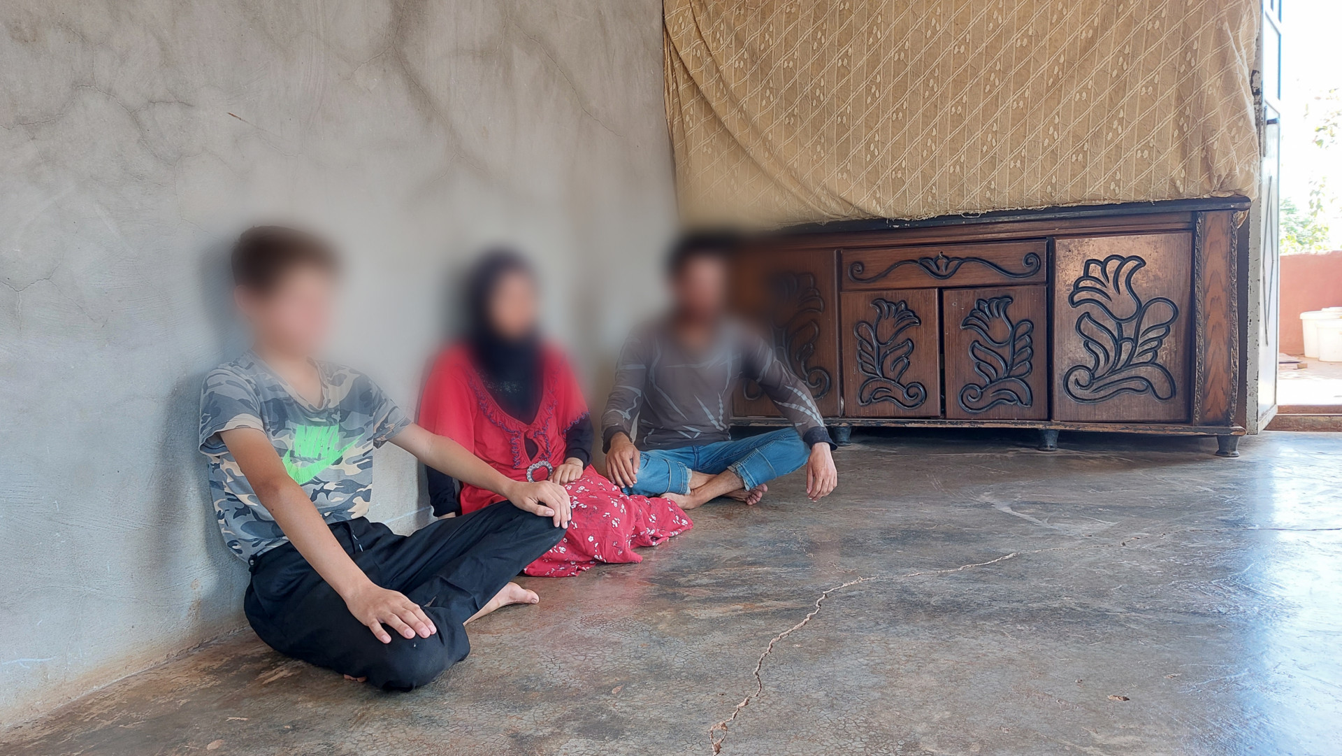 A nine-membered family living in tragic health and financial conditions.