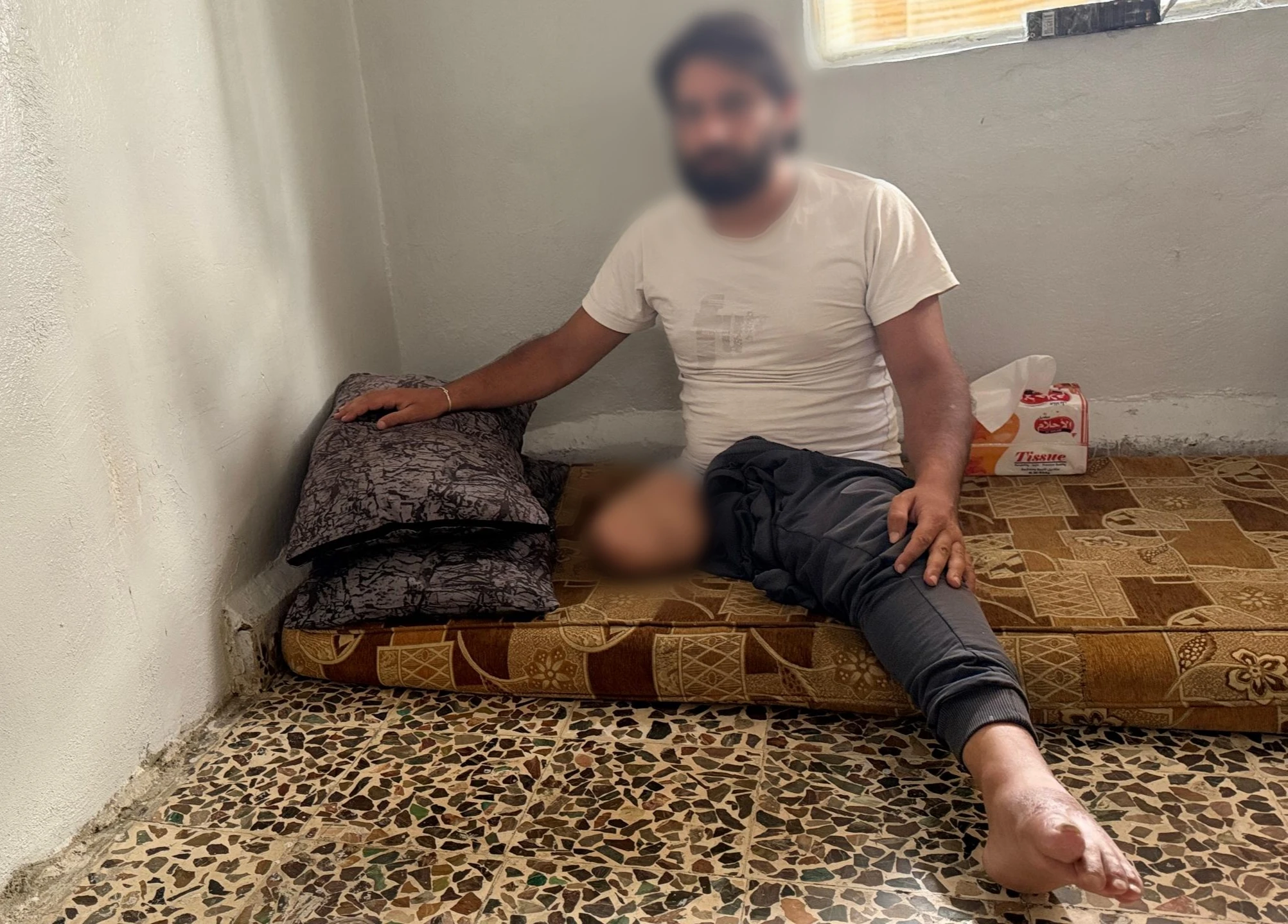 رغم الإصابة...مازال يبحث عن أمل