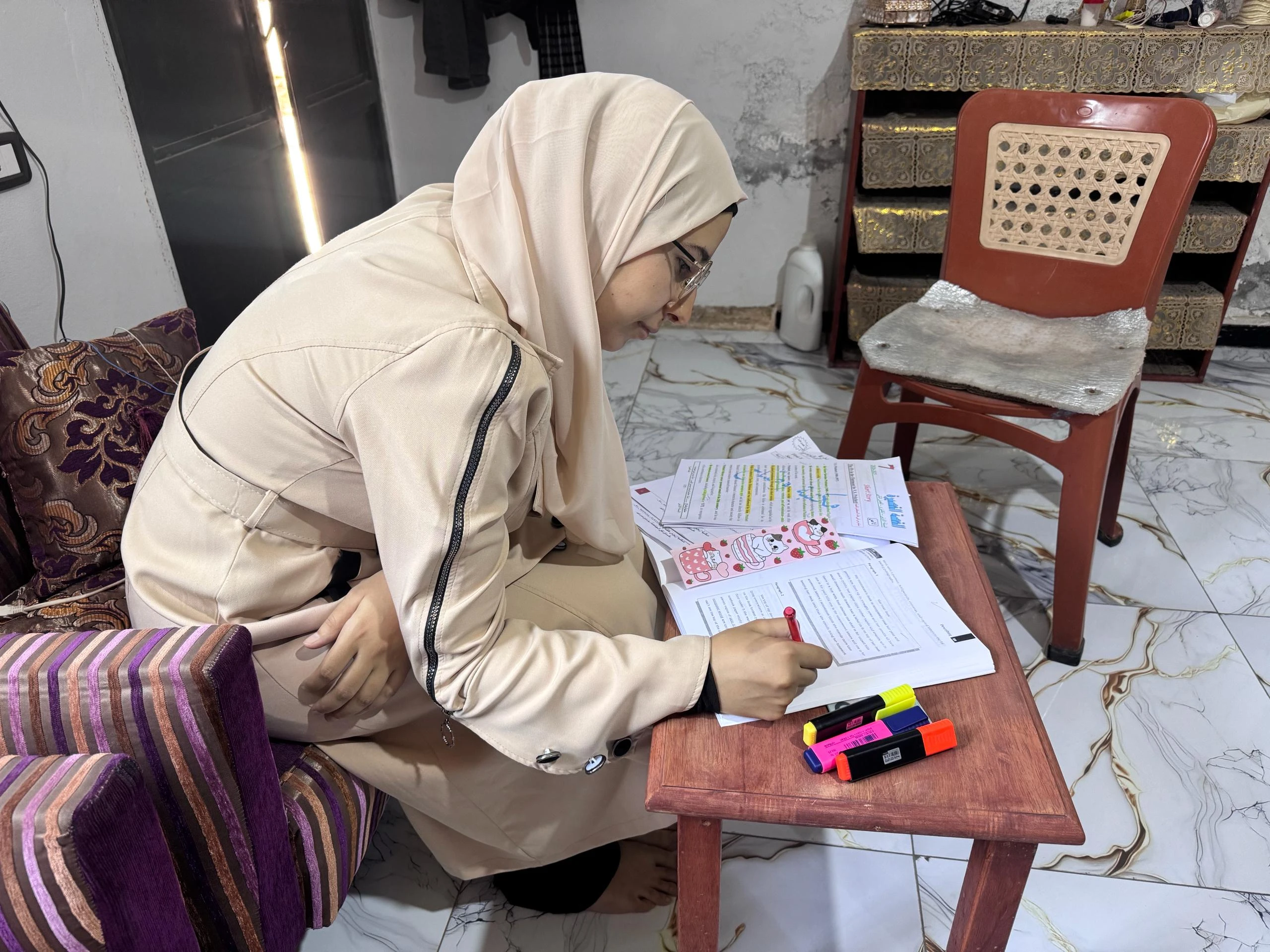 بعد فقدان الأب... بقي التعليم أمل نسيبة